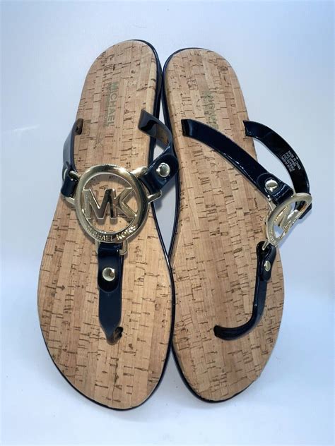 michael kors cork flip flops